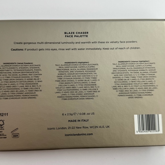 Iconic London Blaze Chaser Face Palette - Picture 2 of 3